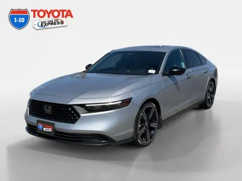 Silver 2023 Honda Accord Hybrid Sport for sale in Indio, CA