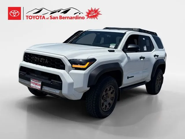 White 2026 Toyota 4Runner i-FORCE MAX Hybrid Trailhunter for sale in Indio, CA