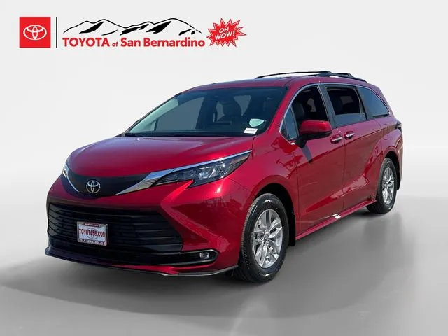 Red 2026 Toyota Sienna XLE for sale in Indio, CA