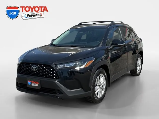 Black 2023 Toyota Corolla Cross LE for sale in Indio, CA