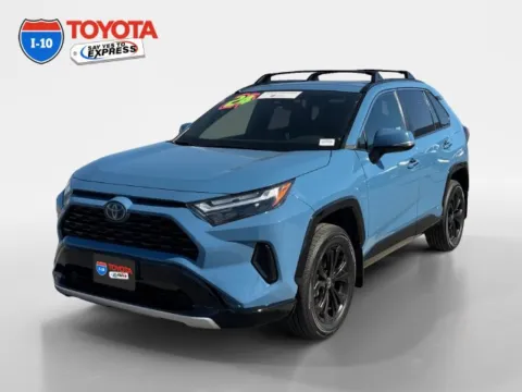 Blue 2024 Toyota RAV4 Hybrid SE for sale in Indio, CA
