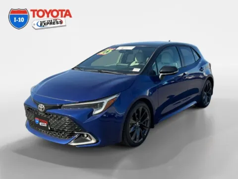 Black 2023 Toyota Corolla Hatchback XSE for sale in Indio, CA