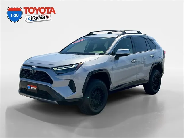Silver 2023 Toyota RAV4 Hybrid SE for sale in Indio, CA