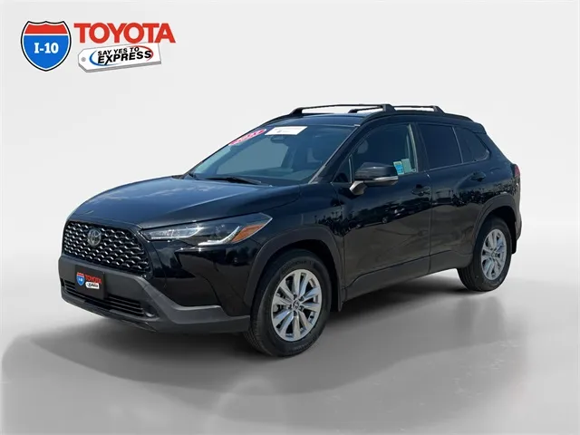 Black 2023 Toyota Corolla Cross LE for sale in Indio, CA