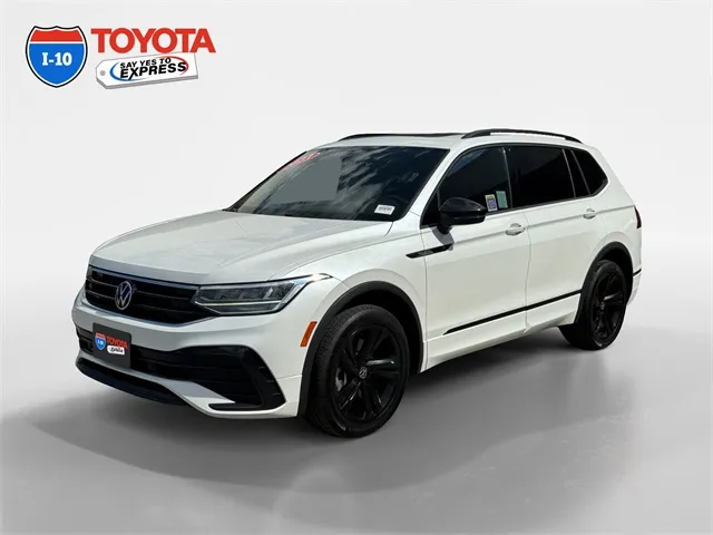 White 2023 Volkswagen Tiguan 2.0T SE R-Line Black for sale in Indio, CA