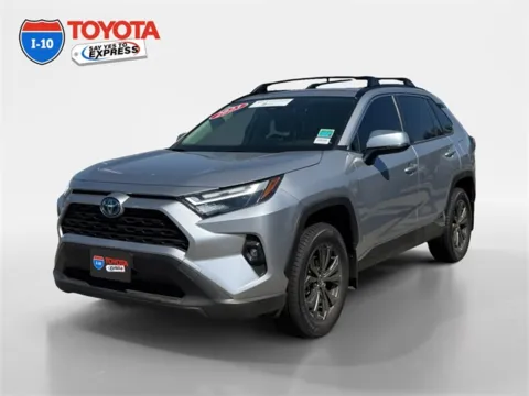 Silver 2023 Toyota RAV4 Hybrid XLE Premium for sale in Indio, CA