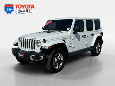 White 2021 Jeep Wrangler Unlimited Sahara for sale in Indio, CA