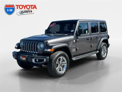 Gray 2021 Jeep Wrangler Unlimited Sahara for sale in Indio, CA