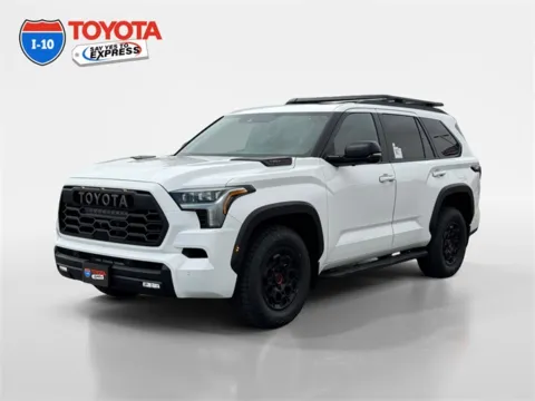 White 2025 Toyota Sequoia TRD Pro for sale in Indio, CA
