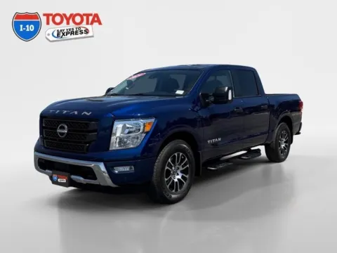 Blue 2024 Nissan Titan SV for sale in Indio, CA