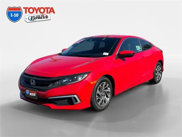Red 2019 Honda Civic LX for sale in Indio, CA