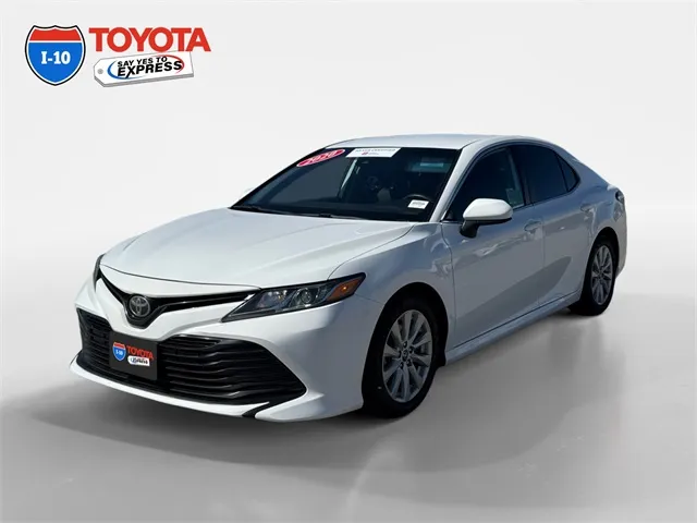 White 2020 Toyota Camry LE for sale in Indio, CA