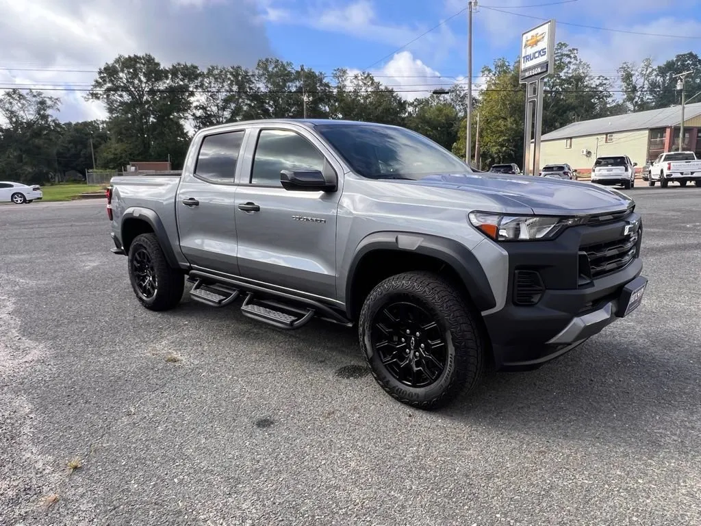 Gray 2025 Chevrolet Colorado 4WD Trail Boss for sale in DeRidder, LA