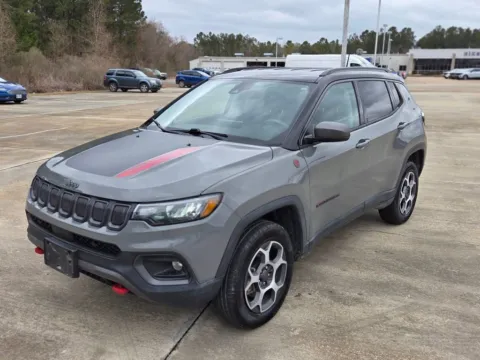 Gray 2022 Jeep Compass Trailhawk for sale in DeRidder, LA