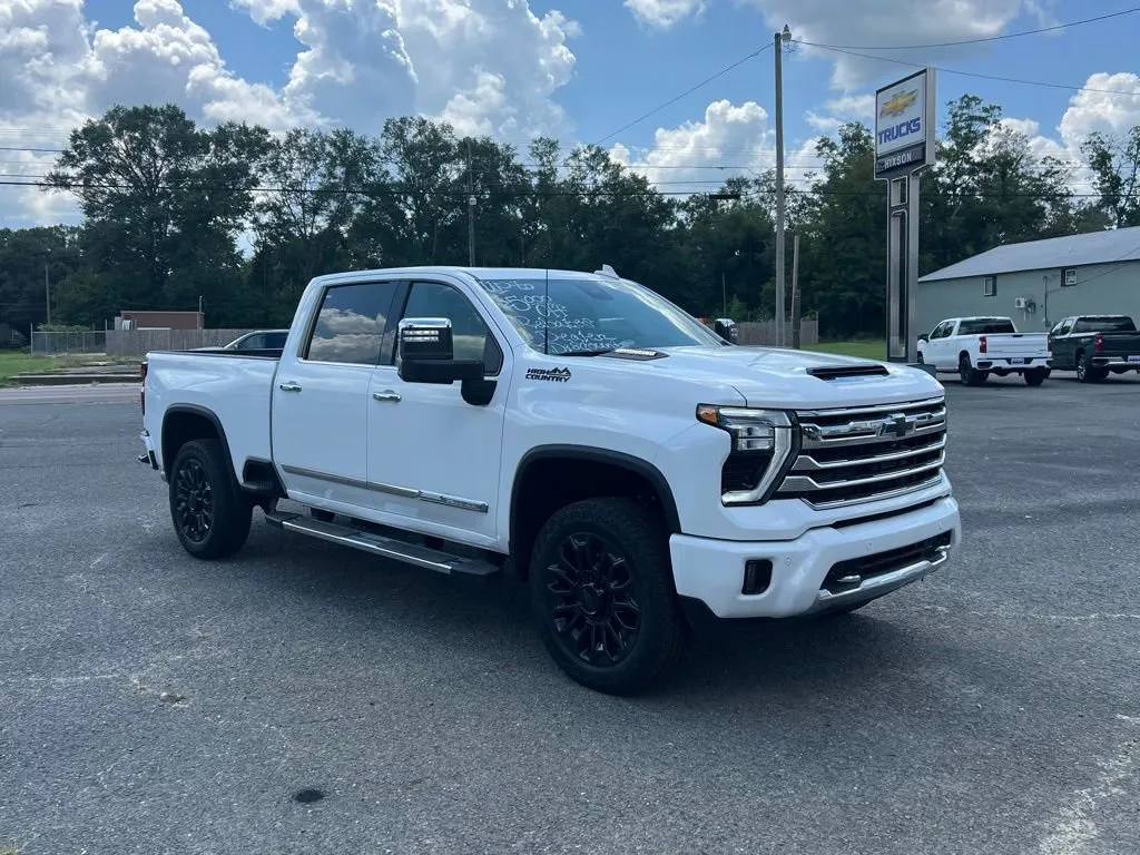 White 2025 Chevrolet Silverado 2500HD High Country for sale in DeRidder, LA