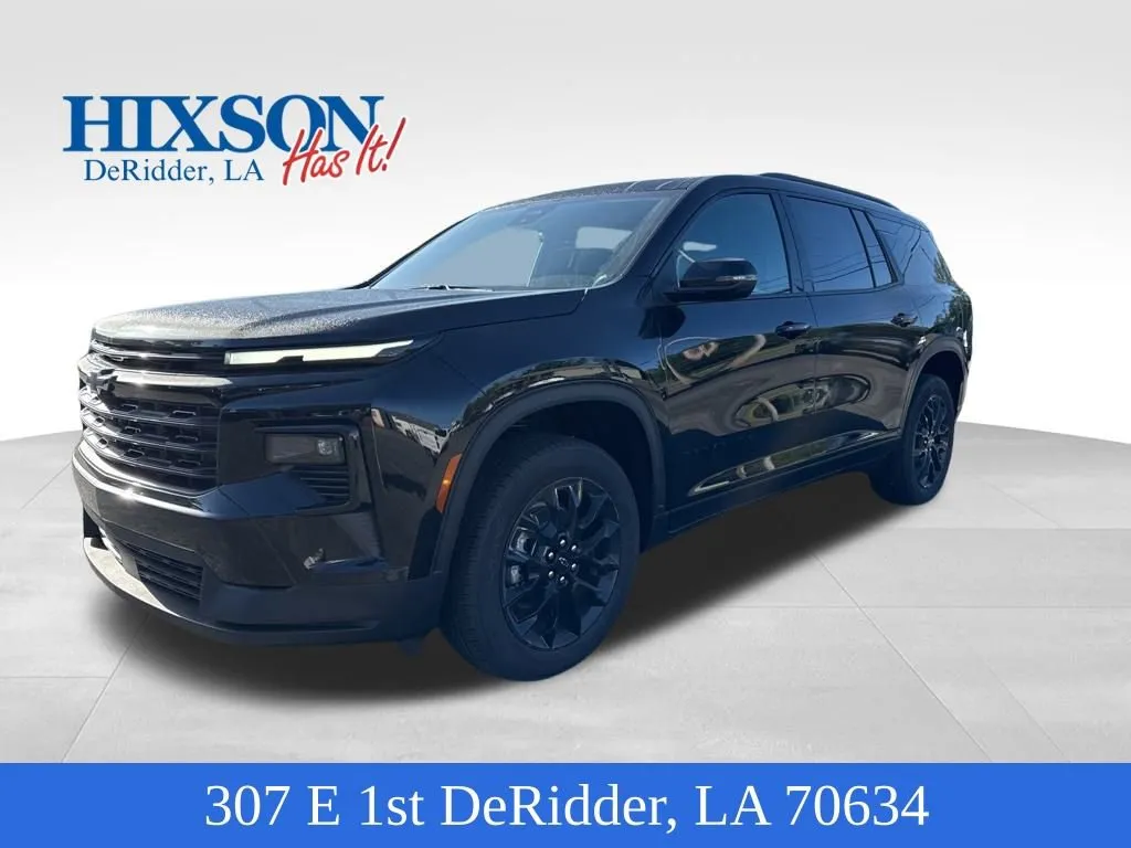 Black 2025 Chevrolet Traverse FWD LT for sale in DeRidder, LA