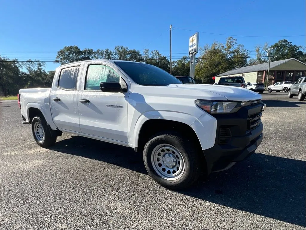 White 2025 Chevrolet Colorado 2WD Work Truck for sale in DeRidder, LA