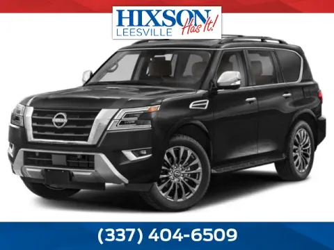 White 2023 Nissan Armada Platinum for sale in Leesville, LA