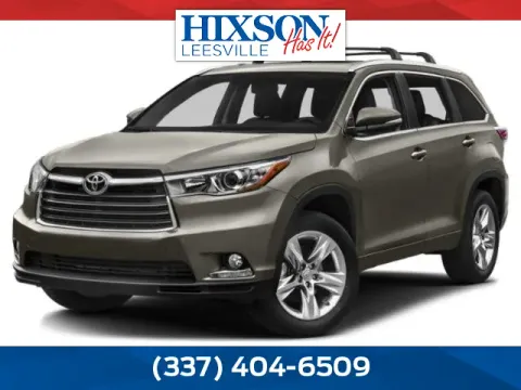 White 2015 Toyota Highlander for sale in Leesville, LA