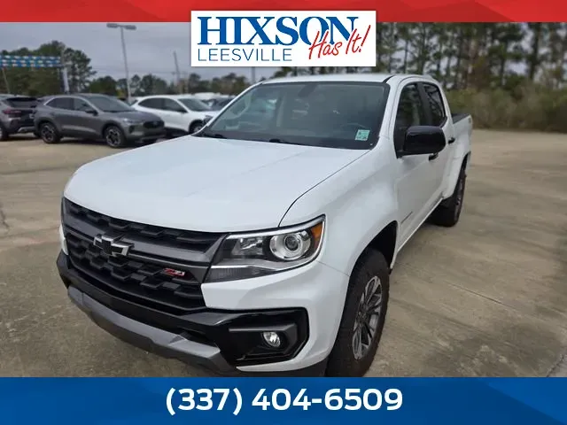 White 2022 Chevrolet Colorado 4WD Z71 for sale in Leesville, LA