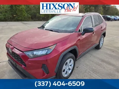 Red 2019 Toyota RAV4 LE for sale in Leesville, LA