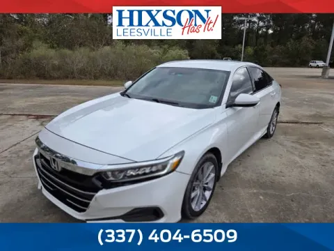 White 2022 Honda Accord Sedan LX for sale in Leesville, LA