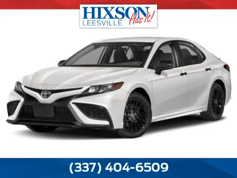 Black 2021 Toyota Camry SE Nightshade for sale in Leesville, LA