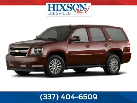 Black 2008 Chevrolet Tahoe Hybrid for sale in Leesville, LA