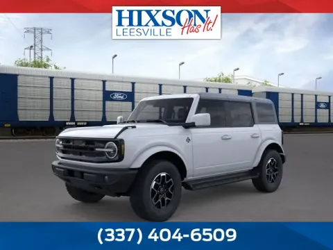 White 2025 Ford Bronco Outer Banks for sale in Leesville, LA