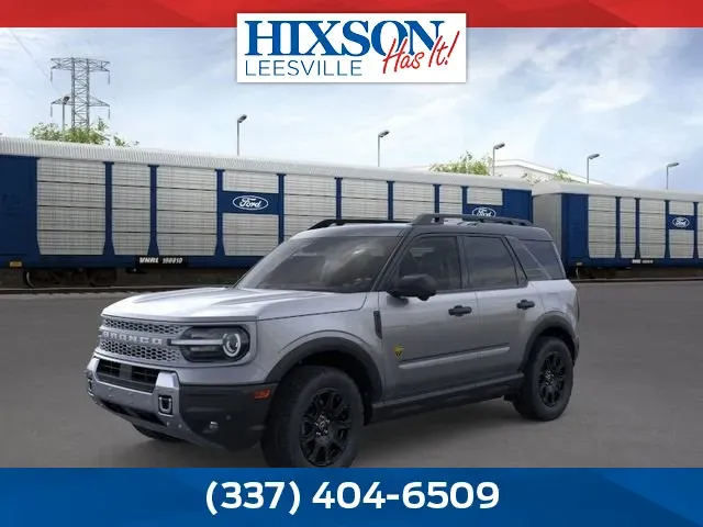 Gray 2025 Ford Bronco Sport Badlands for sale in Leesville, LA