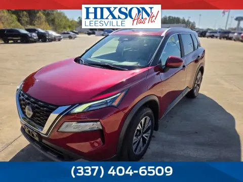 Red 2023 Nissan Rogue SV for sale in Leesville, LA