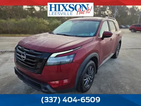 Red 2022 Nissan Pathfinder SV for sale in Leesville, LA