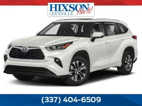 Gray 2021 Toyota Highlander XLE for sale in Leesville, LA