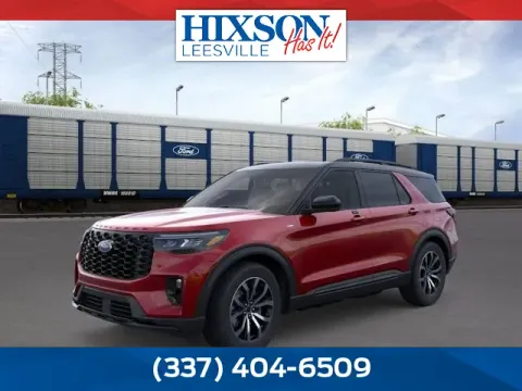 Red 2026 Ford Explorer ST-Line for sale in Leesville, LA