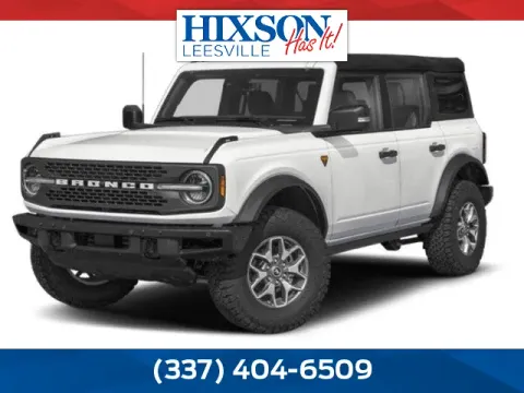 White 2025 Ford Bronco Badlands for sale in Leesville, LA