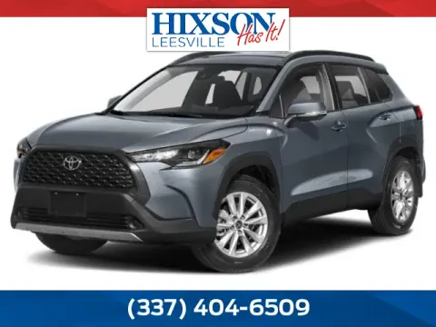 Black 2022 Toyota Corolla Cross LE for sale in Leesville, LA