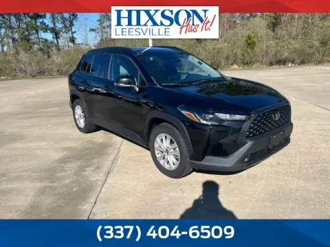 Black 2022 Toyota Corolla Cross LE for sale in Leesville, LA