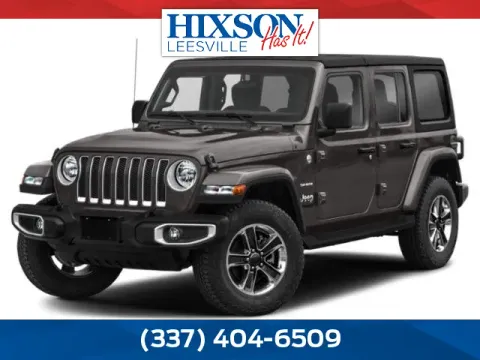 White 2019 Jeep Wrangler Unlimited Sahara for sale in Leesville, LA