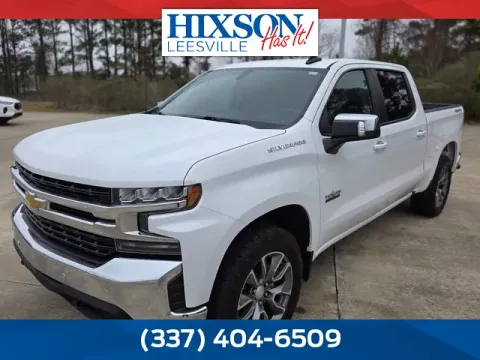 White 2021 Chevrolet Silverado 1500 LT for sale in Leesville, LA
