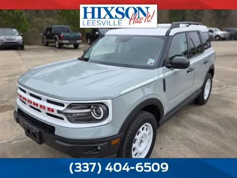 Gray 2024 Ford Bronco Sport Heritage for sale in Leesville, LA