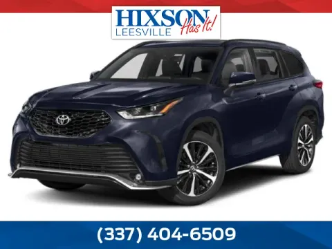 White 2022 Toyota Highlander XLE for sale in Leesville, LA