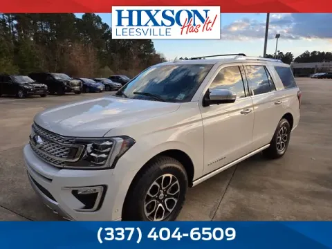 White 2020 Ford Expedition Platinum for sale in Leesville, LA