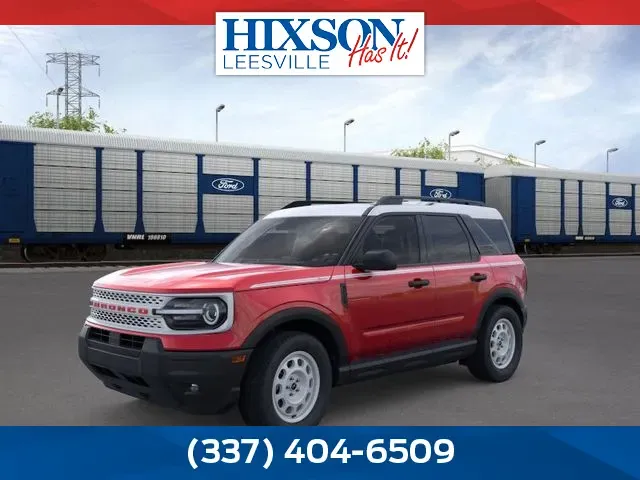 Red 2026 Ford Bronco Sport Heritage for sale in Leesville, LA