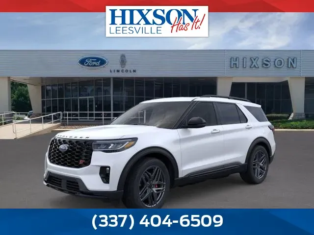 White 2025 Ford Explorer ST for sale in Leesville, LA