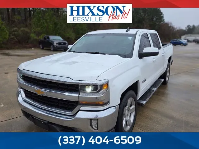 White 2018 Chevrolet Silverado 1500 LT for sale in Leesville, LA