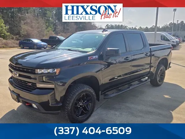 Black 2020 Chevrolet Silverado 1500 LT Trail Boss for sale in Leesville, LA