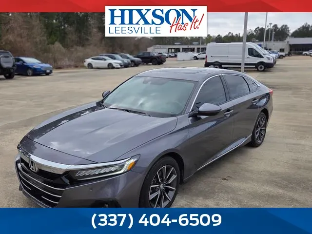Gray 2022 Honda Accord EX-L for sale in Leesville, LA