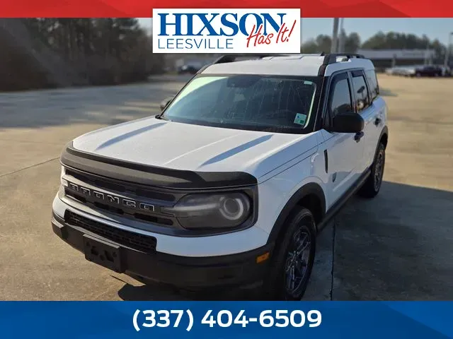 White 2023 Ford Bronco Sport Big Bend for sale in Leesville, LA