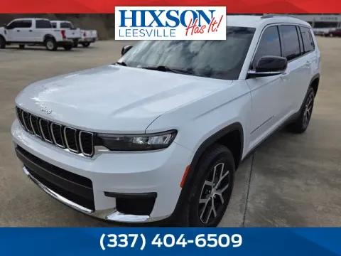 White 2023 Jeep Grand Cherokee L Limited for sale in Leesville, LA