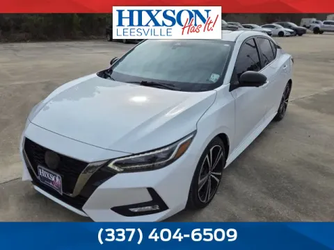 White 2022 Nissan Sentra SR for sale in Leesville, LA